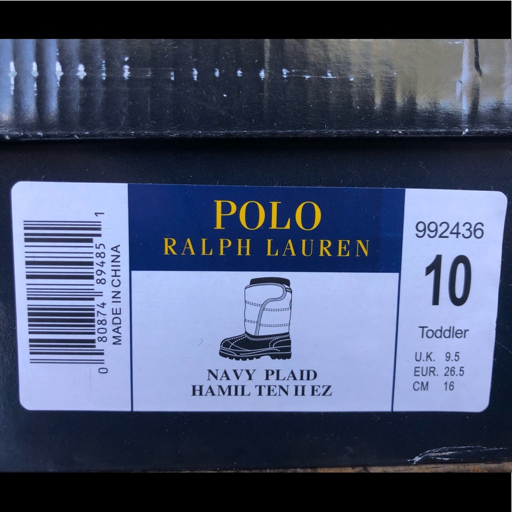 NEW Polo Ralph Lauren Hamilten II EZ Boots - Picture 13 of 14
